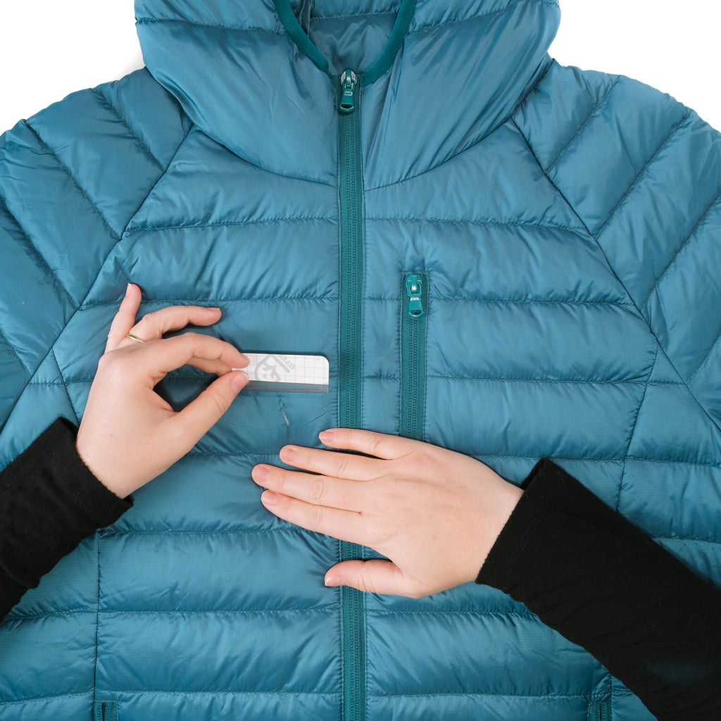 Down coat repair patches best sale