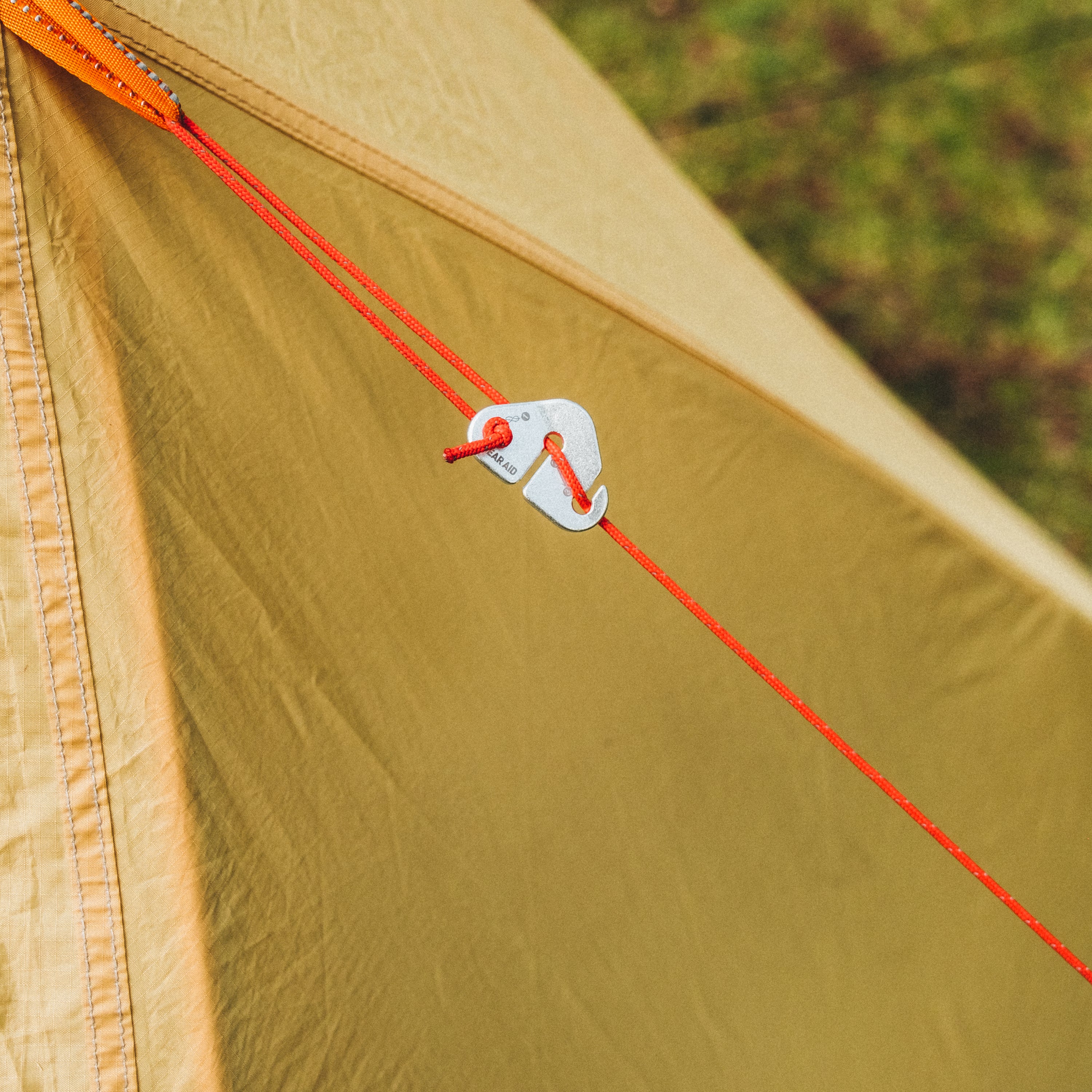 Tent Rope 49.2 Feet 4mm Nylon Reflective Guyline Camping Cord Light Grey